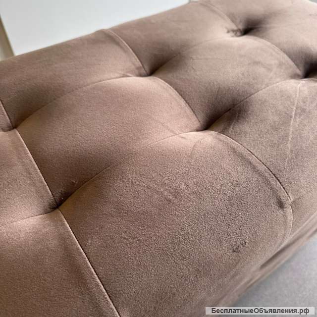 Банкетка из велюра