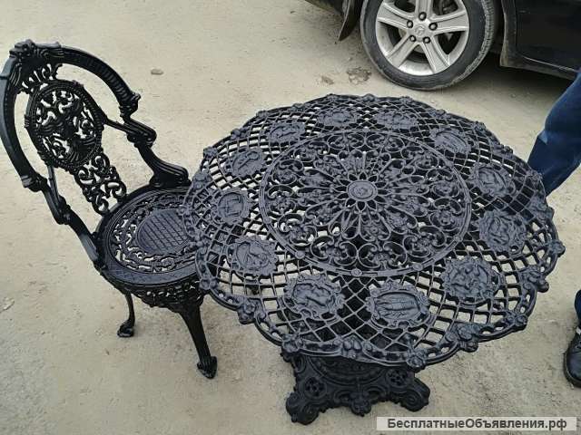 Стол гороскоп из чугуна