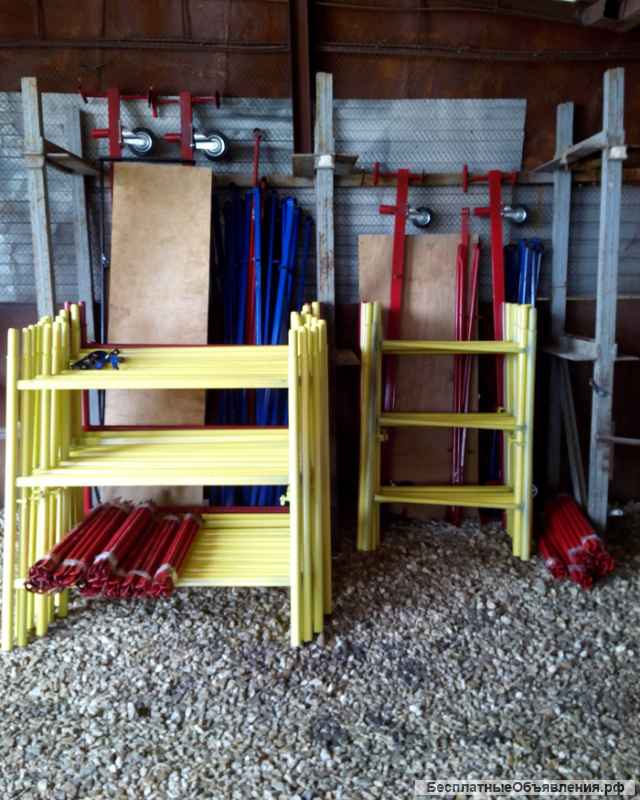 Аренда строительных лесов, люлек