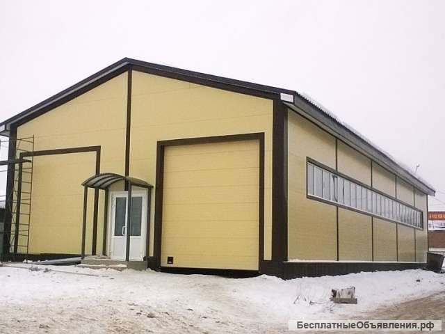 Быстровозводимые здания из сэндвич панелей