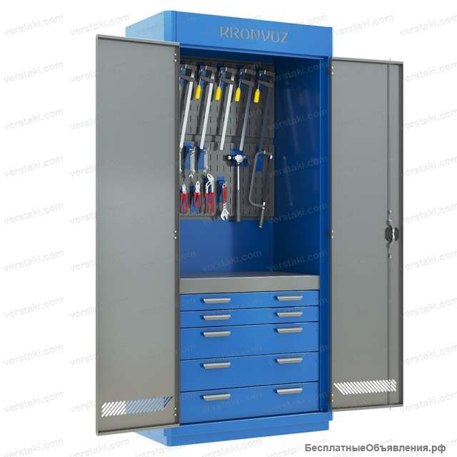Шкаф инструментальный металлический KronVuz Box 1512