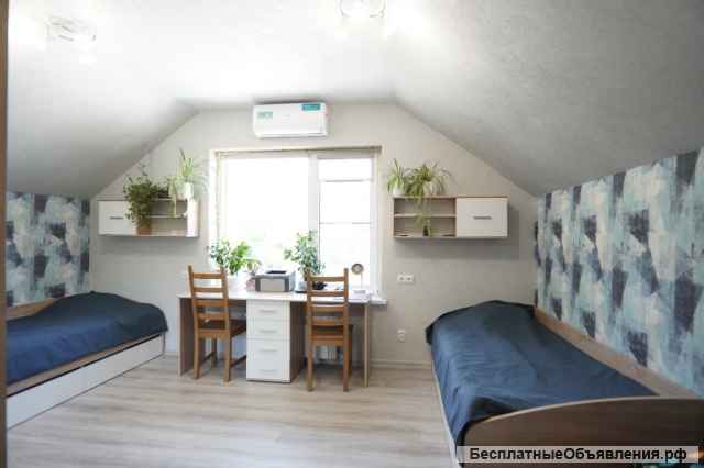 Двухэтажный дом с газом и ремонтом