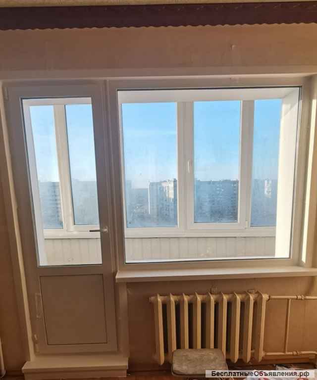 Ремонт балконов и остекление лоджий, Утепление пола и установка окон