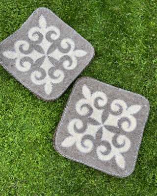 Сидушка, подушка, подстилка, коврик из войлока