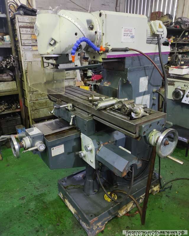 Широкоуниверсальный фрезерный станок (пр-во Германия) Optimum UF 100