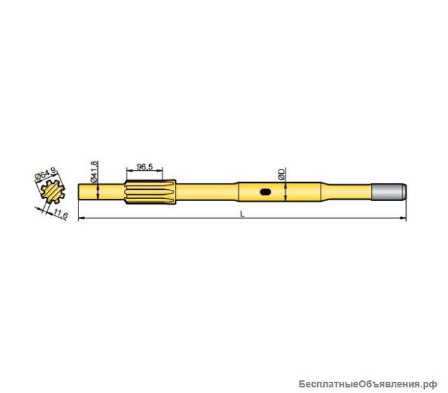 Хвостовик аналог Furukawa HD 612 RP