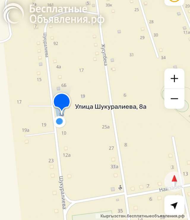 Участок в сокулукском районе. Село Шалта