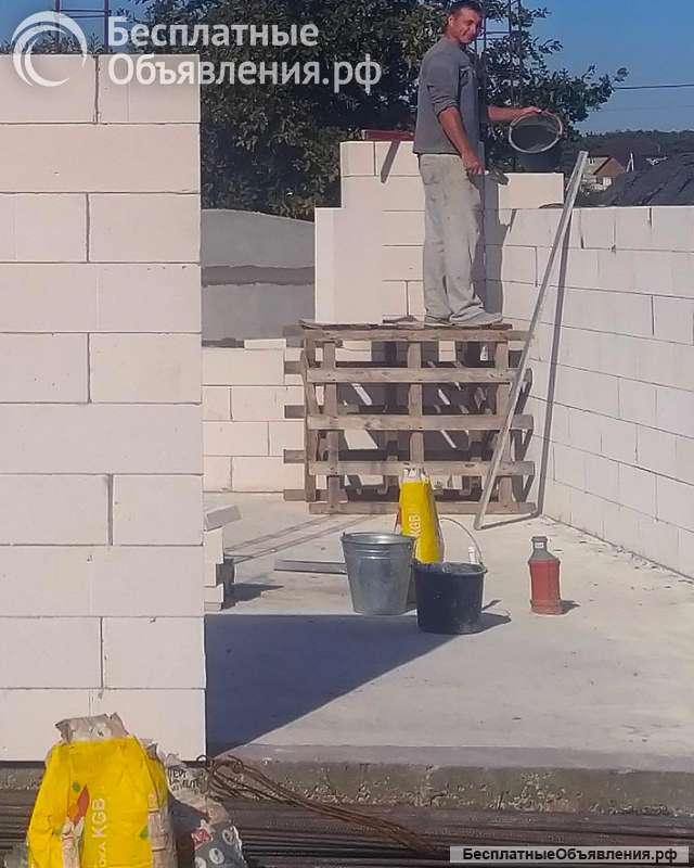 Кладка газобетонна