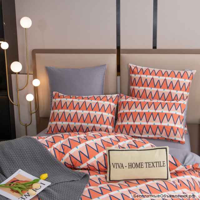 Комплект постельного белья Сатин Элитный CPL047 2 спальный 4 наволочки