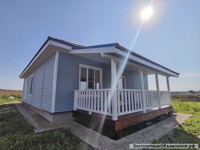 Дом в Калужской области в районе Жуковский пеноблок теплый пол деревня