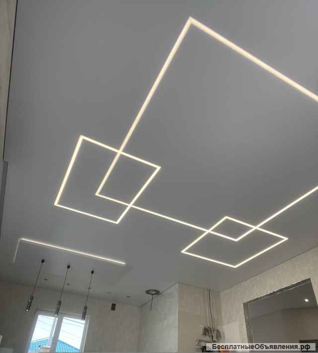 Установка/ производство натяжных потолков