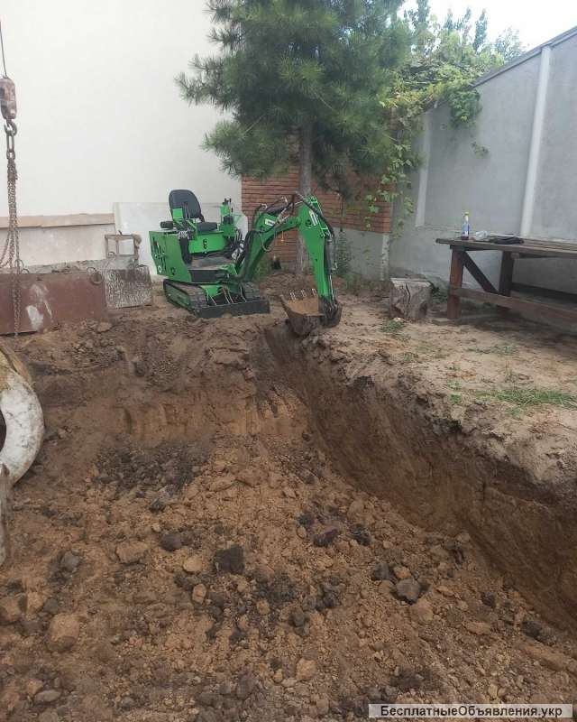 Аренда заказ услуги мини экскаватора