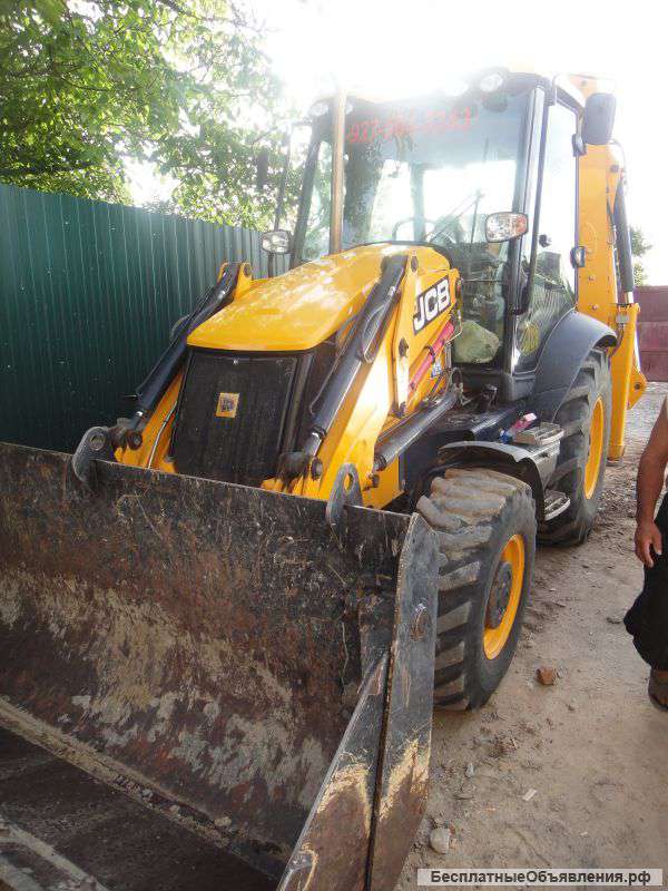 Трактор jcb в аренду (часовая оплата)