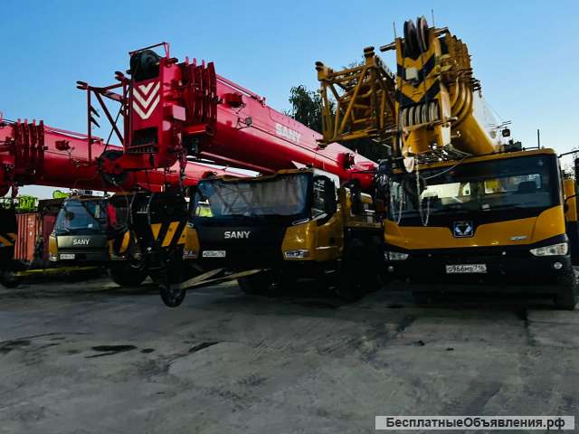 Услуги автокранов 32 т, 50 т, 80 т, 100 т