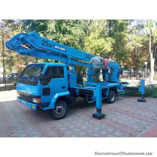 Аренда услуги заказать автовышка 25 метров