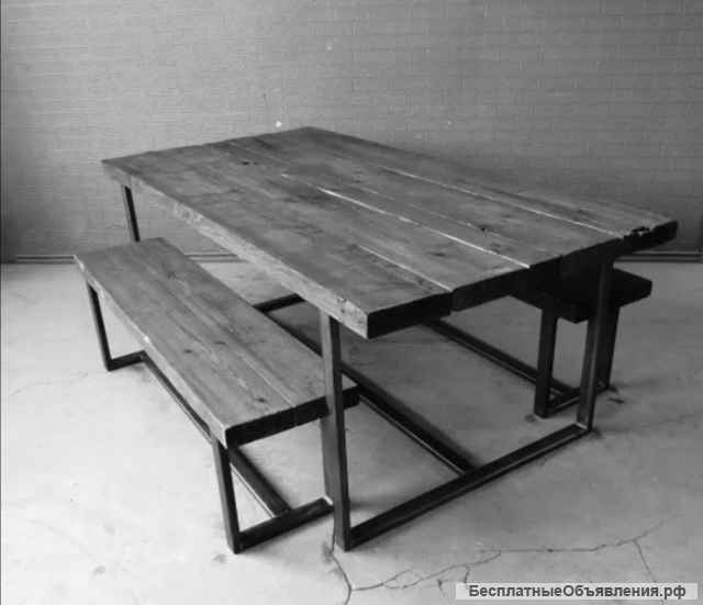 Оградка, крест, мебель в стиле лофт