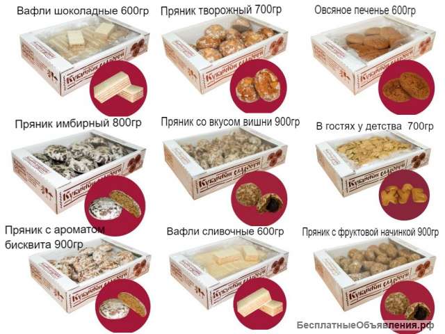 Кондитерские изделия опт и розница