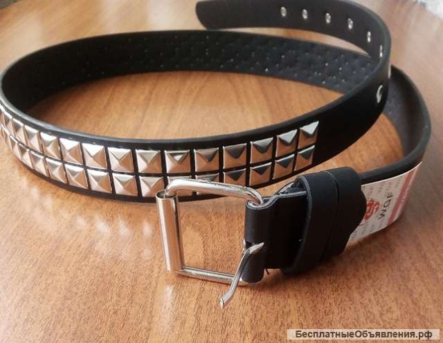 Ремень проклёпанный женский