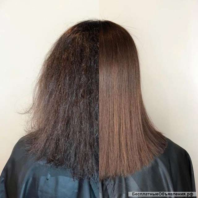 Бразильскому кератированию, выпрямлению и лечению волос