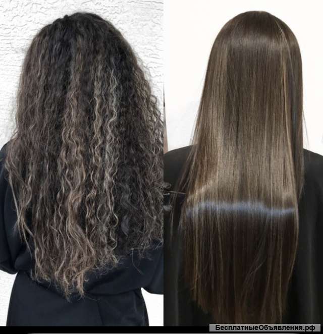 Бразильскому кератированию, выпрямлению и лечению волос