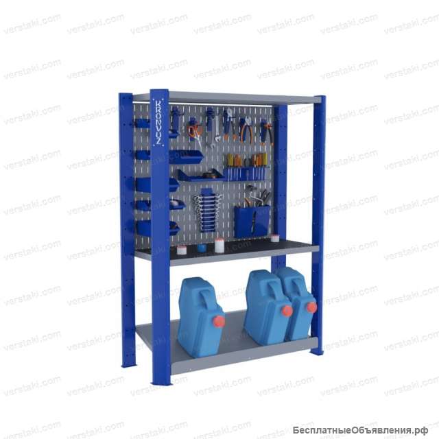 Стеллаж для мастерской KronVuz CT H2N1 12Х16-S2