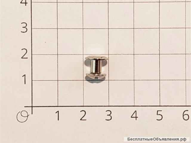 Металлофурнитура для кожгалантереи, винты кобурные, болты полиграфические