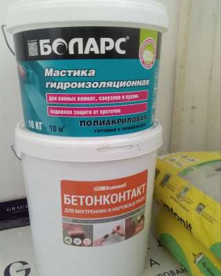 Бетонконтакт "Bitumast" для внутренних и внешних работ, 20 кг