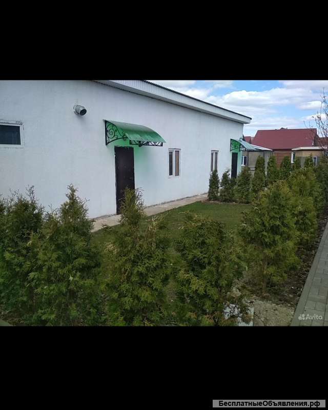 Банный комплекс (две бани под одной крышей) на отдельном участке