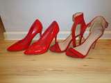 Красные женские туфли 40 размер