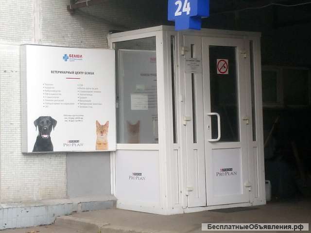 В Москве в ветклинику требуется ветврач терапевт