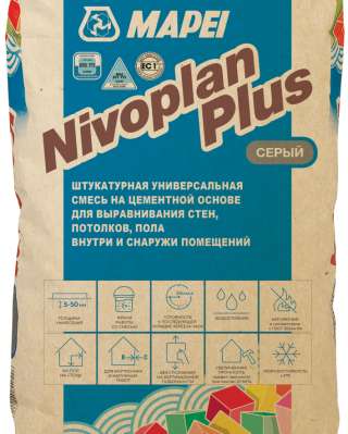 Штукатурка NIVOPLAN PLUS