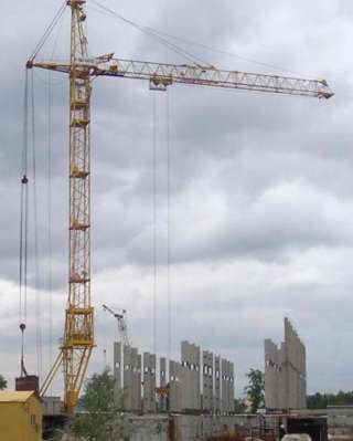Башенный кран КБМ-401П 74м 10т вылет стрелы 40м
