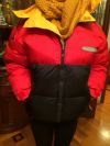 Теплый двустороннний пуховик