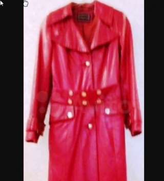 Женский кожаный плащ (Турция)+кепи в подарок