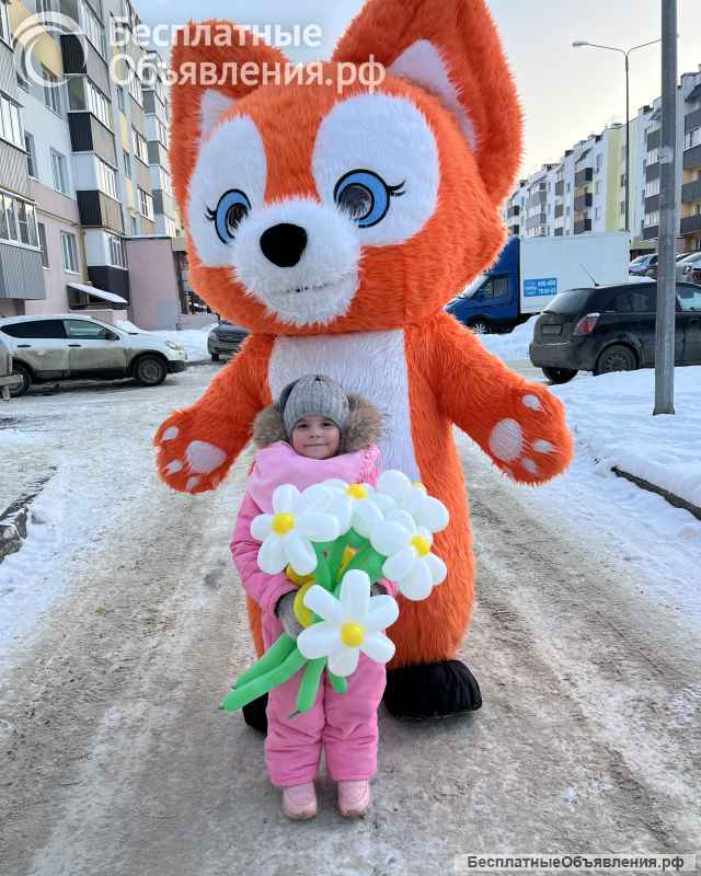 Поздравление от белого мишки, бурого, панды мишки. Ростовые куклы Пенза