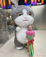 Поздравление от белого мишки, бурого, панды мишки. Ростовые куклы Пенза