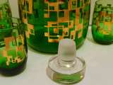Графин с 3 рюмками Bohemia Crystal редкий