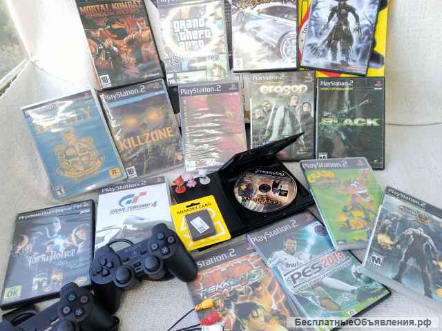 Приставка PS2 и игры