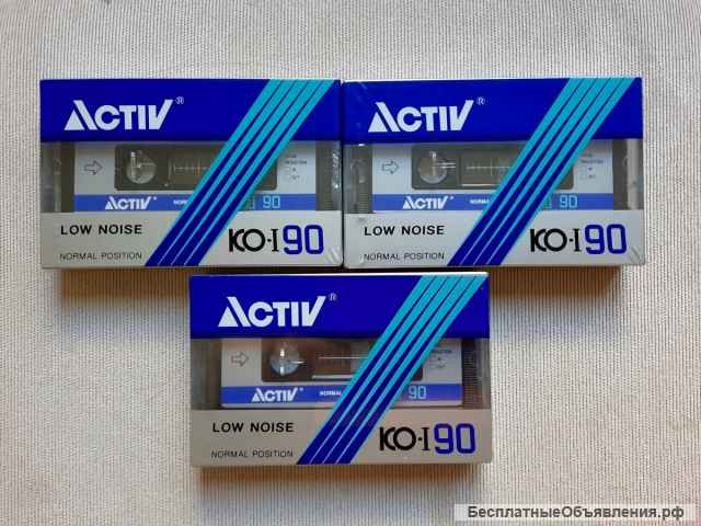 Аудиокассета Activ KO-I 90 новая запечатанная