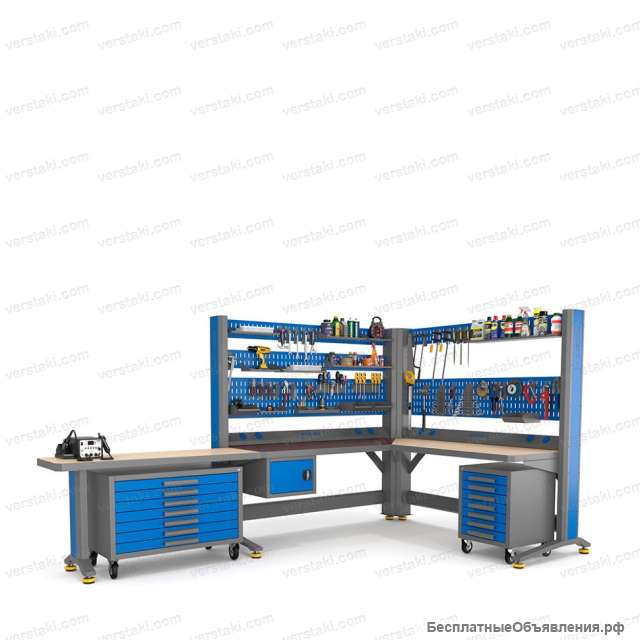 Рабочее место с диэлектрическим покрытием KronVuz WP 2100H1-S2D-000-SD-TB7TBS7