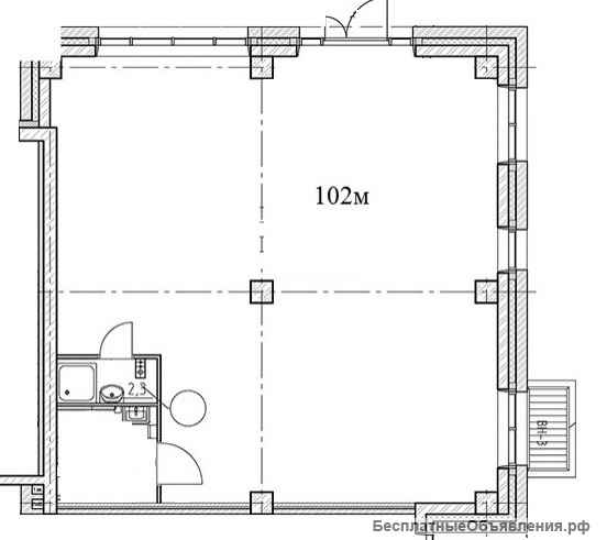 100 м², на первой линии
