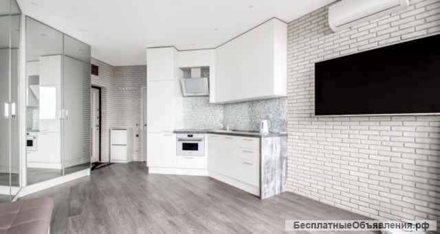 1-к квартира, 38м2 с панорамным окном