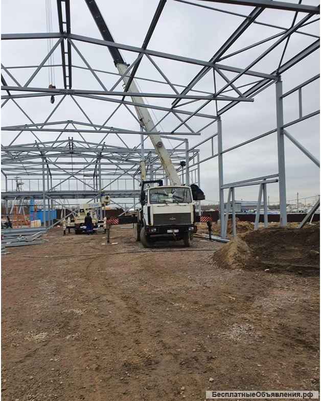 Промышленные участки и строительство ангаров под ключ
