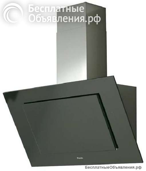 Вытяжка кухонная Pando P-732/60 IX GLASS BLACK (850) в Москве 60см