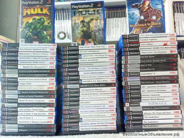 Игры Sony PS2 оригинал