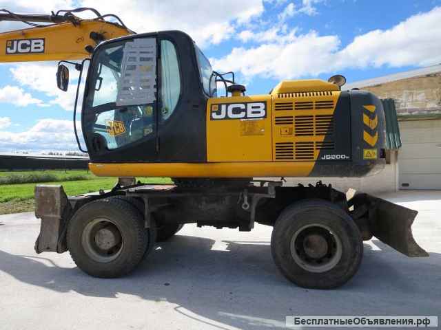 Колесник JCB 200, 2016 г, 2 ковша, доп. линии