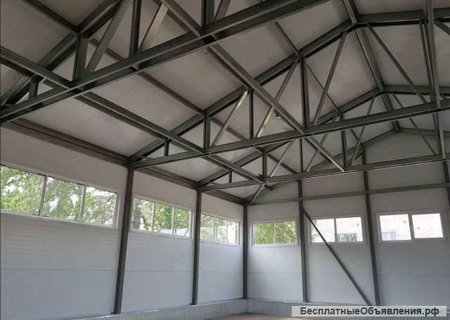 Ангары, склады и другие здания из сэндвич-панелей