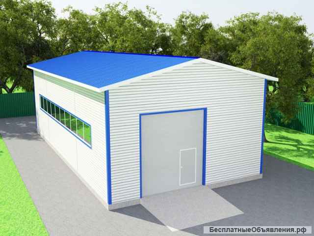Ангары, склады и другие здания из сэндвич-панелей