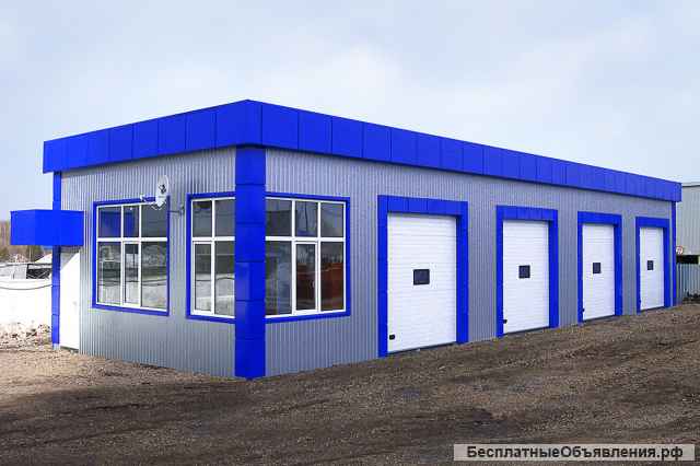 Ангары, склады и другие здания из сэндвич-панелей