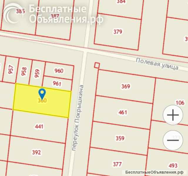 Участок 10 сот ст. Калининская